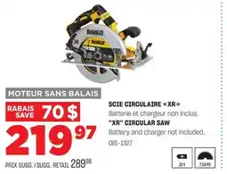 BMR SCIE CIRCULAIRE XR offer