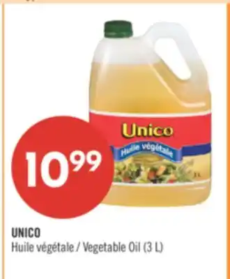 Pharmaprix UNICO Vegetable Oil offer