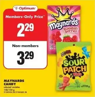 No Frills Maynards candy offer