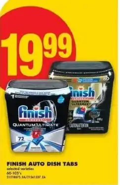 No Frills Finish auto dish tabs offer