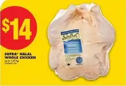 No Frills Sufra halal whole chicken offer