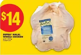 No Frills Sufra halal whole chicken offer