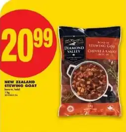 No Frills New zealand stewing goat offer