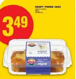 No Frills Crispy pound cake offer