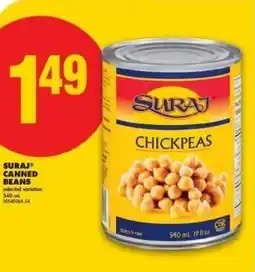 No Frills Suraj canned beans offer