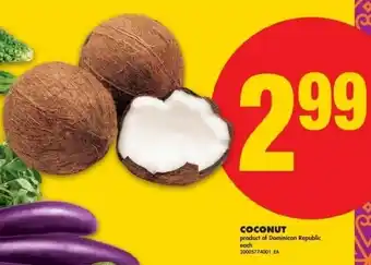 No Frills Coconut offer