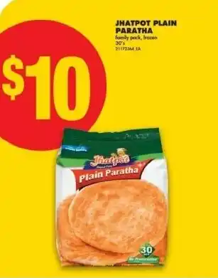 No Frills Jhatpot plain paratha offer