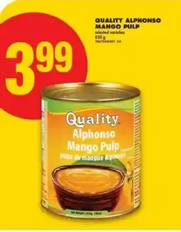 No Frills Quality alphonso mango pulp offer