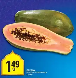 Food Basics Papaya offer