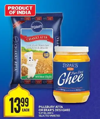 Food Basics Pillsbury atta or brar's desi ghee offer