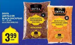 Food Basics Divya lentils or black chickpeas offer