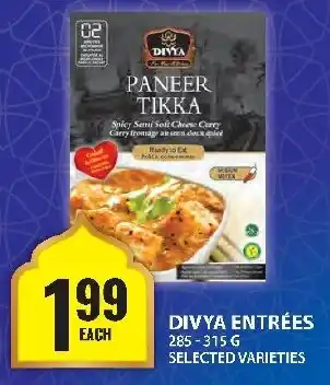 Food Basics Divya entrées offer