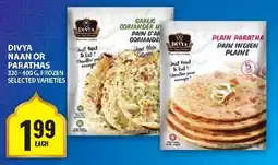 Food Basics Divya naan or parathas offer