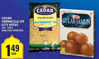 Food Basics Cedar vermicelli or gits mixes offer