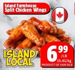 The Old Farm Market Island Farmhouse Split Chicken Wings offer