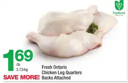 Highland Farms Fresh Ontario Chicken Leg Quarters Backs offer