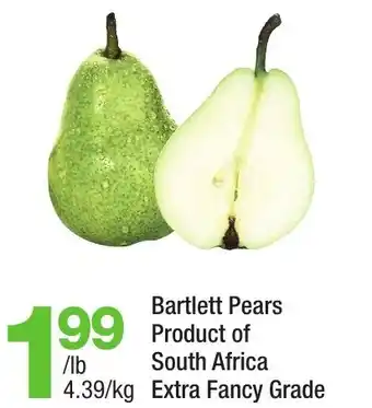 Highland Farms Bartlett Pears offer