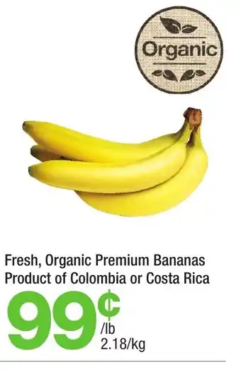 Highland Farms Fresh, Organic Premium Bananas offer