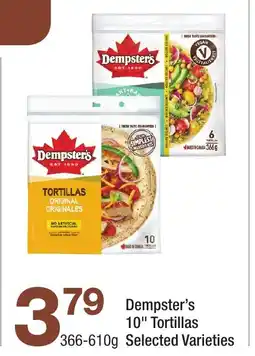 Highland Farms Dempster's 10" Tortillas offer