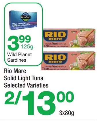 Highland Farms Rio Mare Solid Light Tuna offer