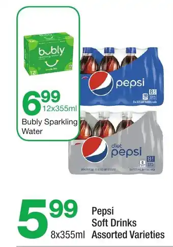 Highland Farms Pepsi soft drinks assorted varieties offer