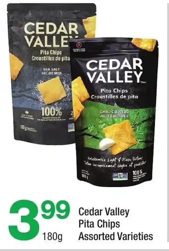 Highland Farms Cedar Valley Pita Chips Assorted Varieties offer