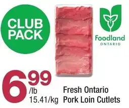 Highland Farms Fresh Ontario Pork Loin Cutlets offer