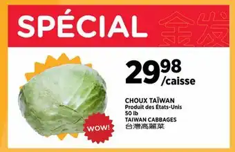 Kim Phat TAIWAN CABBAGES offer