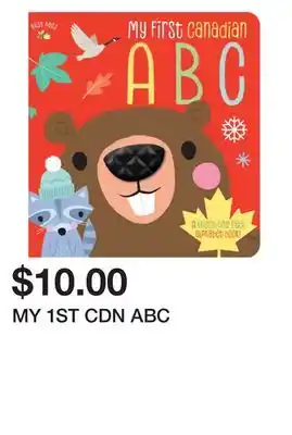 Chapters Indigo MY 1ST CDN ABC offer