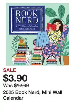 Chapters Indigo 2025 Book Nerd, Mini Wall Calendar offer