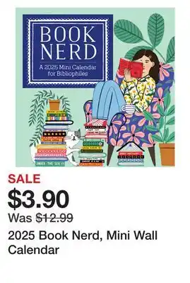 Chapters Indigo 2025 Book Nerd, Mini Wall Calendar offer