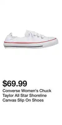 Sport Chek Converse Women's Chuck Taylor All Star Shoreline Canvas Slip On Shoes offer