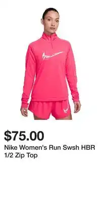 Sport Chek Nike Women's Run Swsh HBR 1/2 Zip Top offer