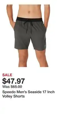 Sport Chek Speedo Men's Seaside 17 Inch Volley Shorts offer