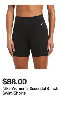 Sport Chek Nike Women's Essential 6 Inch Swim Shorts offer