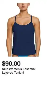 Sport Chek Nike Women's Essential Layered Tankini offer