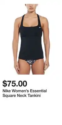 Sport Chek Nike Women's Essential Square Neck Tankini offer