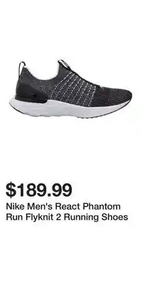 Sport Chek Nike Men's React Phantom Run Flyknit 2 Running Shoes offer