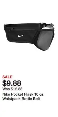 Sport Chek Nike Pocket Flask 10 oz Waistpack Bottle Belt offer