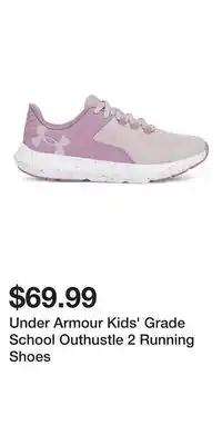 Sport Chek Under Armour Kids' Grade School Outhustle 2 Running Shoes offer