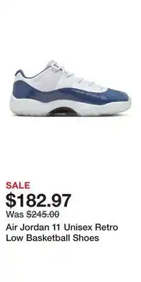 Sport Chek Air Jordan 11 Unisex Retro Low Basketball Shoes offer