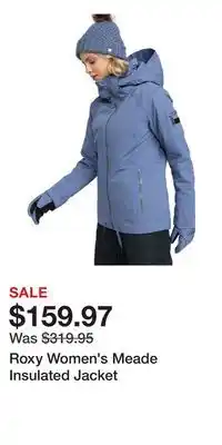 Sport Chek Roxy Women's Meade Insulated Jacket offer