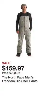 Sport Chek The North Face Men's Freedom Bib Shell Pants offer