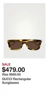 Holt Renfrew GUCCI Rectangular Sunglasses offer