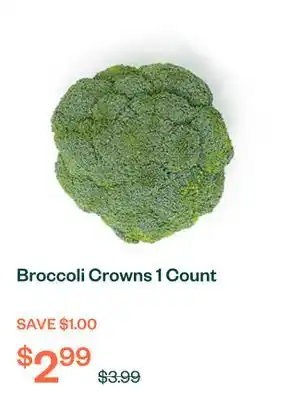 Voilà Broccoli Crowns 1 Count offer