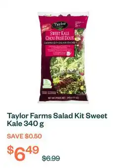 Voilà Taylor Farms Salad Kit Sweet Kale 340 g offer