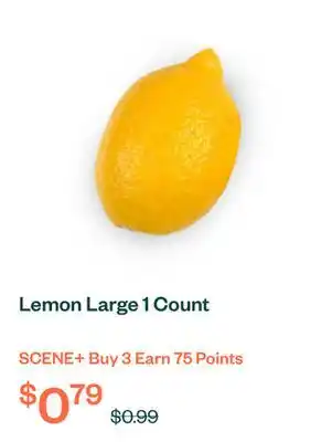 Voilà Lemon Large 1 Count offer