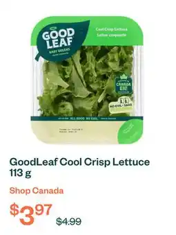 Voilà GoodLeaf Cool Crisp Lettuce 113 g offer