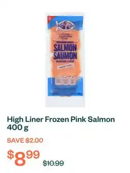 Voilà High Liner Frozen Pink Salmon 400 g offer