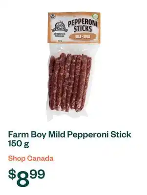 Voilà Farm Boy Mild Pepperoni Stick 150 g offer